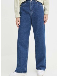Traperice Calvin Klein Jeans za žene, visoki struk, J20J223428