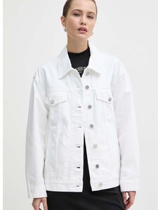 Traper jakna Miss Sixty x Keith Haring za žene, boja: bijela, za prijelazno razdoblje, oversize, 6L1WJ2450000