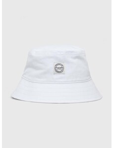 Pamučni šešir Abercrombie & Fitch boja: bijela, pamučni
