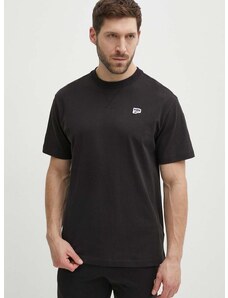 Pamučna majica Puma za muškarce, boja: crna, bez uzorka, 625925