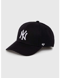 Dječja kapa sa šiltom 47 brand MLB New York Yankees boja: crna, s aplikacijom, BMVP17WBV