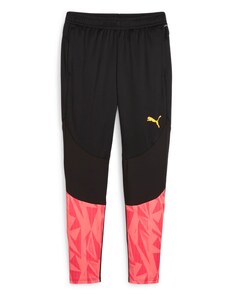 PUMA Sportske hlače 'Individual Final' žuta / ciglasto crvena / losos / crna