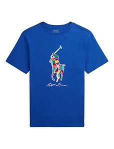 Polo Ralph Lauren Majica plava / svijetloplava / crvena / bijela