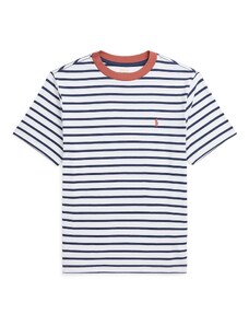 Polo Ralph Lauren Majica kraljevsko plava / svijetlocrvena / prljavo bijela