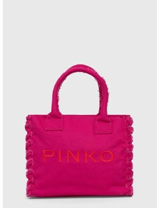 Pamučna torba Pinko boja: ružičasta, 100782 A1WQ