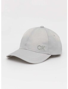 Kapa sa šiltom Calvin Klein boja: siva, bez uzorka