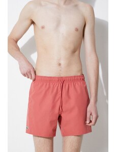 Kratke hlače za kupanje Lacoste boja: ružičasta