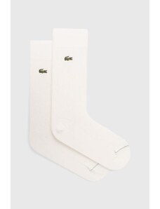 Čarape Lacoste 2-pack boja: bijela, RA7868