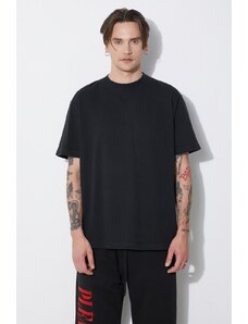 Pamučna majica 424 Alias T-Shirt za muškarce, boja: crna, bez uzorka, FF4SMH01AP-JE341.999