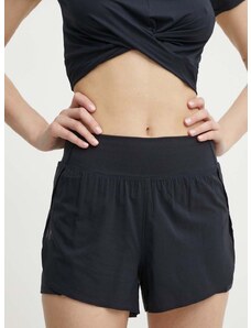 Kratke hlače za trening Under Armour Flex boja: crna, bez uzorka, visoki struk, 1376936