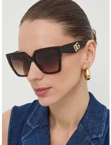 Sunčane naočale Dolce & Gabbana za žene, boja: smeđa, 0DG4438