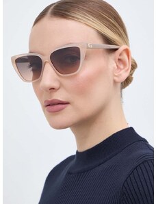 Sunčane naočale Guess za žene, boja: bež, GU7919_5857F