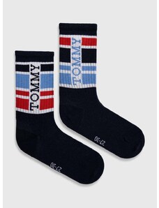 Dječje čarape Tommy Hilfiger 2-pack boja: tamno plava