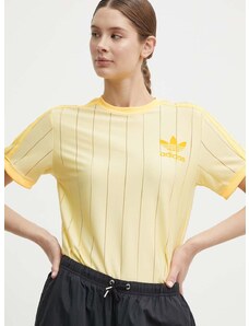 Majica kratkih rukava adidas Originals za žene, boja: žuta, IT9869
