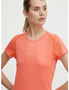 Majica kratkih rukava za trčanje Mizuno DryAeroFlow boja: narančasta, J2GAB204