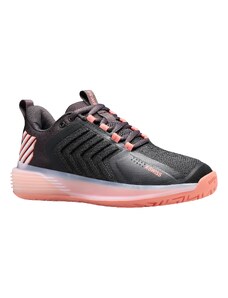 K-Swiss Ultrashot 3 Asphalt/Peach Amber EUR 40 Women's Tennis Shoes