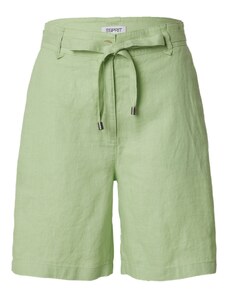 ESPRIT Chino hlače pastelno zelena