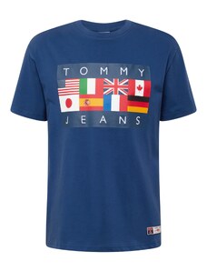 Tommy Jeans Majica 'ARCHIVE GAMES' tamno plava / limeta / krvavo crvena / bijela