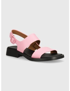 Kožne sandale Camper Dana za žene, boja: ružičasta, K201486.008