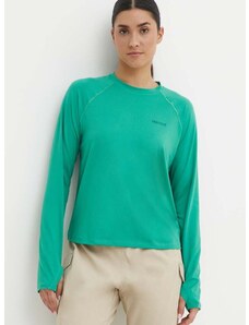 Sportska majica dugih rukava Marmot Windridge boja: zelena