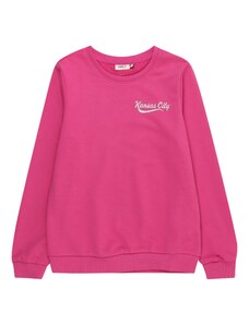 KIDS ONLY Sweater majica tamno roza / srebro