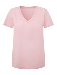 Pepe Jeans Majica 'LORETTE' roza / bijela
