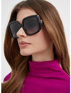 Sunčane naočale Furla za žene, boja: crna, SFU709_540700