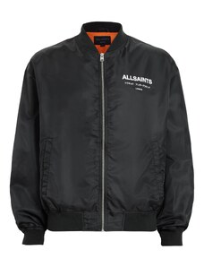 AllSaints Prijelazna jakna 'UNDERGROUND' crna / bijela