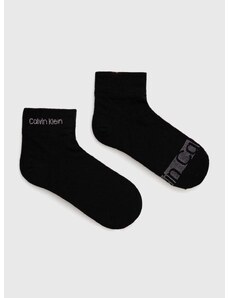 Čarape Calvin Klein 4-pack za muškarce, boja: crna, 701229666