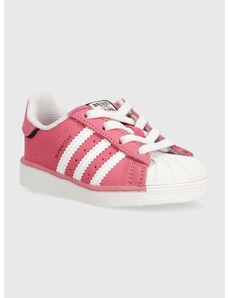 Dječje tenisice adidas Originals SUPERSTAR boja: ružičasta