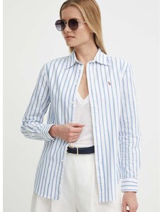 Pamučna košulja Polo Ralph Lauren za žene, relaxed, s klasičnim ovratnikom, 211936579