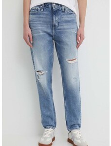 Traperice Calvin Klein Jeans za žene, visoki struk, J20J223310