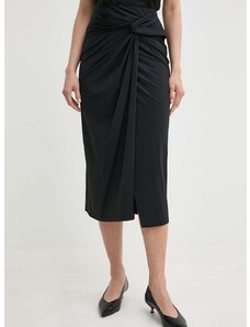 Suknja MAX&Co. boja: crna, midi, ravna, 2416771024200