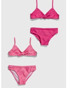 Dječji dvodijelni kupaći kostim zippy 2-pack boja: ružičasta
