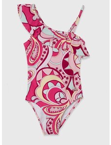 Dječji jednodijelni kupaći kostim Guess boja: ružičasta