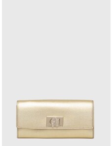 Kožni novčanik Furla boja: zlatna, PCV0ACO BX2658 CGD00