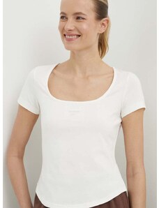 Majica kratkih rukava Reebok Classic Wardrobe Essentials za žene, boja: bež, 100076094