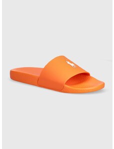 Natikače Polo Ralph Lauren Polo Slide za muškarce, boja: narančasta, 809931326002