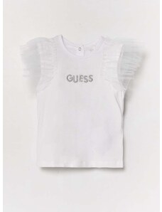 Dječja majica kratkih rukava Guess boja: bijela