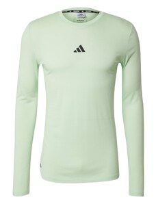ADIDAS PERFORMANCE Tehnička sportska majica 'Workout' pastelno zelena / crna
