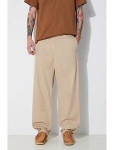 Pamučne hlače Carhartt WIP Calder Pant boja: bež, chinos kroj, I033128.G1GD
