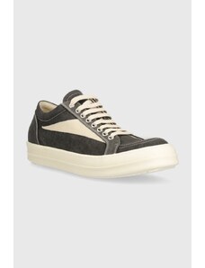 Tenisice Rick Owens Denim Shoes Vintage Sneaks za muškarce, boja: siva, DU01D1803.SCFLVS.7811