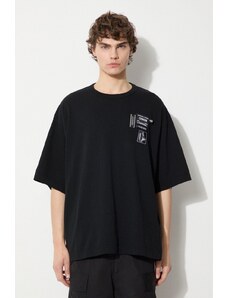 Pamučna majica Undercover Tee za muškarce, boja: crna, s aplikacijom, UC1D4807.4