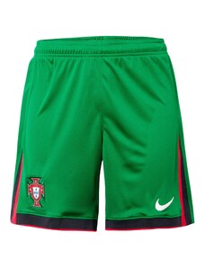 NIKE Sportske hlače travnato zelena / crvena / crna / bijela