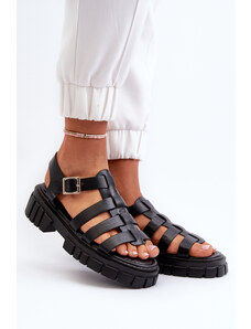Kesi Women's Roman Sandals Black Rosarose