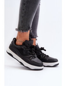 Kesi Women's Platform Sneakers Black Etnaria