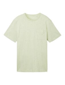 TOM TAILOR Majica boja slonovače / pastelno zelena