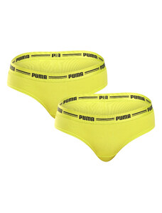 2PACK women's panties Brazilian Puma yellow