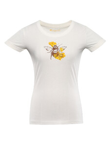 Women's T-shirt made of organic cotton ALPINE PRO TERMESA crème variant pa