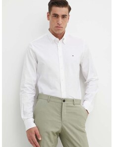 Košulja Tommy Hilfiger za muškarce, boja: bijela, regular, s button-down ovratnikom, MW0MW29969